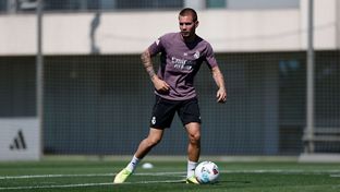 El Real Madrid se está entrenando