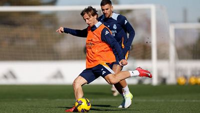 Last training session before the Espanyol game