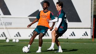 El Real Madrid se está entrenando