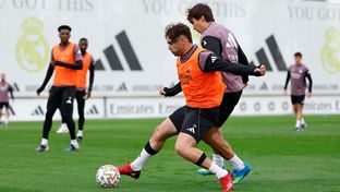 El equipo se está entrenando