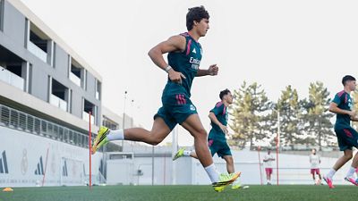 El Real Madrid se está entrenando