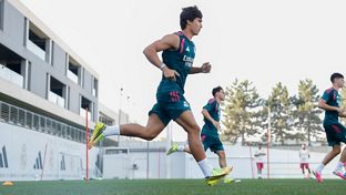 El Real Madrid se está entrenando
