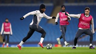 El equipo se entrenó en el Etihad Stadium