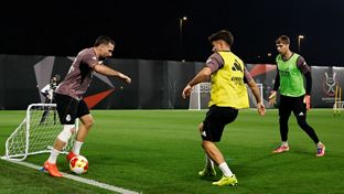 El equipo se está entrenando