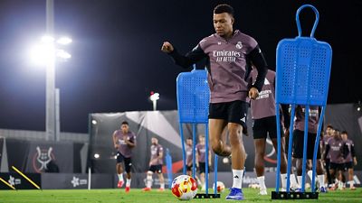 El equipo se está entrenando