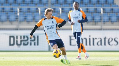 Último treino antes da partida contra o Girona