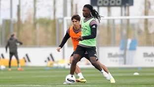 El equipo se está entrenando