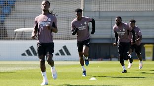 El equipo se está entrenando