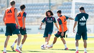 El equipo se está entrenando