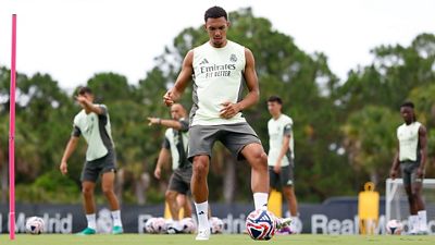 Último entrenamiento antes del partido contra la Juventus