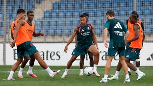 El Real Madrid se está entrenando