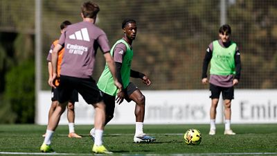 El Real Madrid prepara el partido contra el Elche