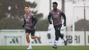 El equipo se está entrenando