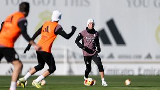 Final training session before trip to Jeddah