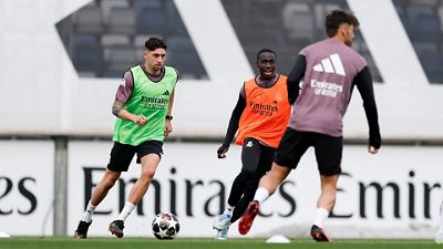 El Real Madrid prepara el partido contra el Bayern