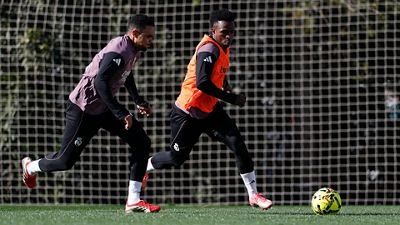 Exigente entrenamiento en la Ciudad Real Madrid