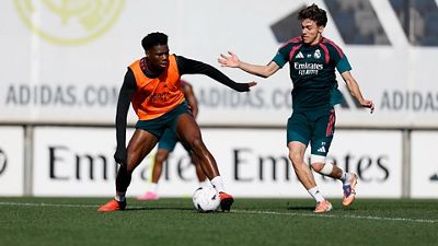 El Real Madrid prepara el partido contra el Elche