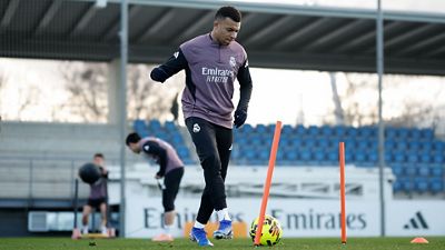 El equipo se está entrenando