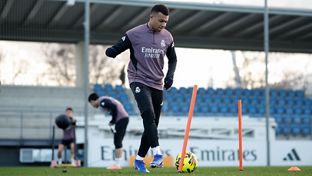 El equipo se está entrenando