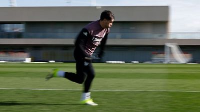El equipo se está entrenando