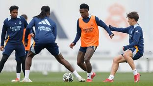 El Real Madrid continúa preparando el partido contra el Manchester City