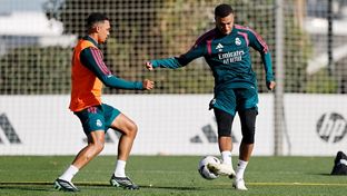 El equipo se está entrenando