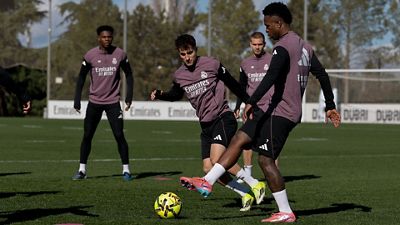 El Real Madrid prepara el partido contra Osasuna