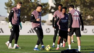 El equipo se está entrenando