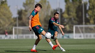 El Real Madrid se está entrenando