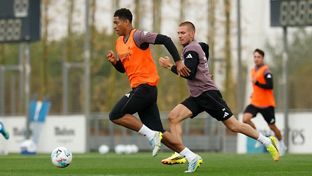 El equipo se está entrenando