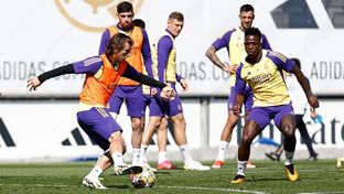 El Real Madrid continúa preparando el partido contra el Manchester City