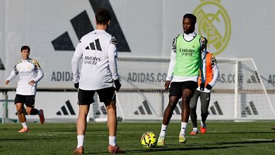 El Real Madrid prepara el partido ante el Girona