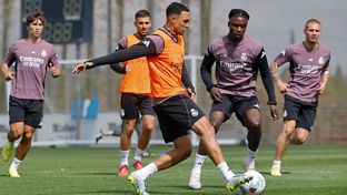 El equipo se está entrenando