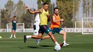 El Real Madrid prepara el partido ante el Inter