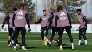 El equipo se está entrenando