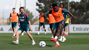 El equipo se está entrenando