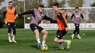 El equipo se está entrenando