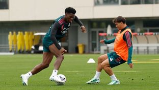 El equipo se está entrenando