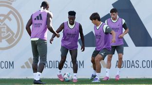 El Real Madrid se está entrenando