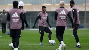 El equipo se está entrenando