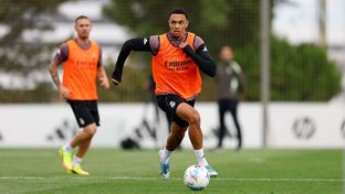 El equipo se está entrenando