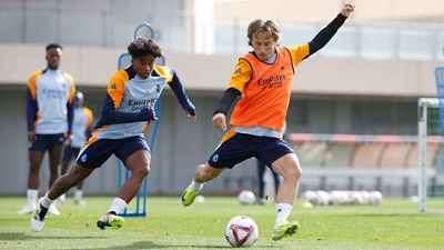 Real Madrid complete another training session