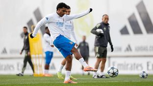 Last training session before hosting Manchester City