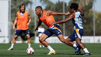 Último treino antes da partida contra a Real Sociedad