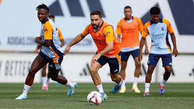 アウェーのベティス戦に向けた最後の練習