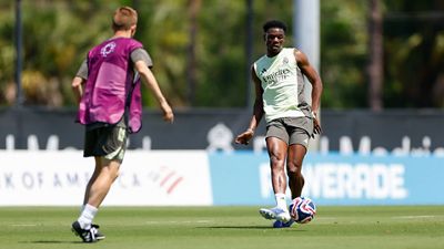 Final training session before the Club World Cup opener