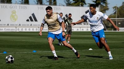 Último entrenamiento antes de recibir al Bayern