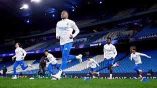 El Real Madrid se entrenó en el Etihad Stadium