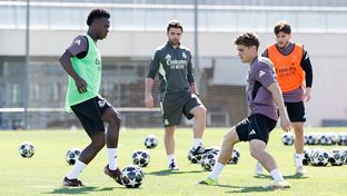 El Real Madrid prepara el partido contra el Bayern