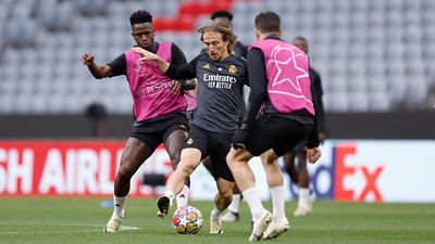 El equipo se entrenó en el Allianz Arena